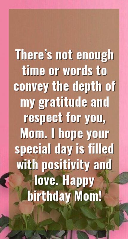birthday wishes for single mother